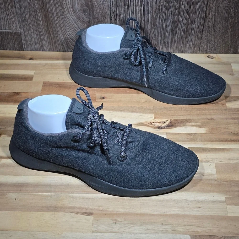 Allbirds Wool Runners‎ Mens 13 Charcoal Grey Merino Wool Walking Shoes